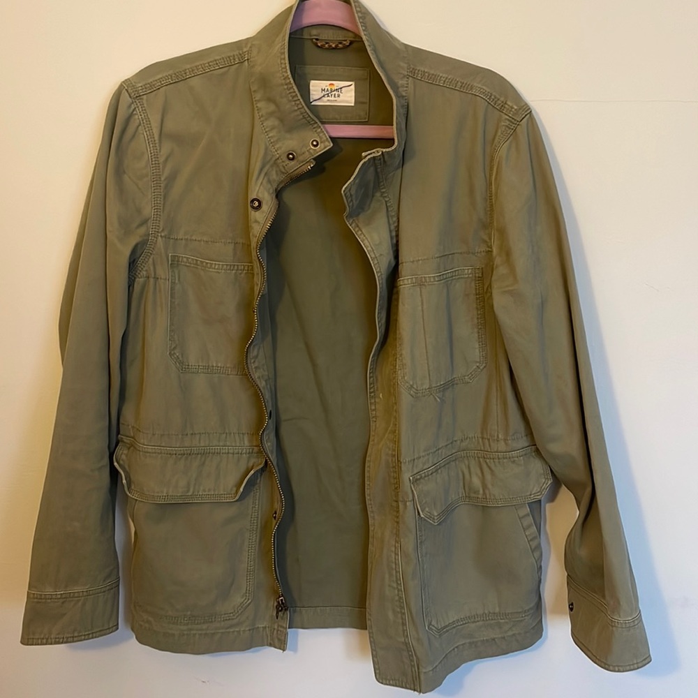 Green Marine Layer Jacket